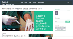 Desktop Screenshot of fuocodisantantonio.net